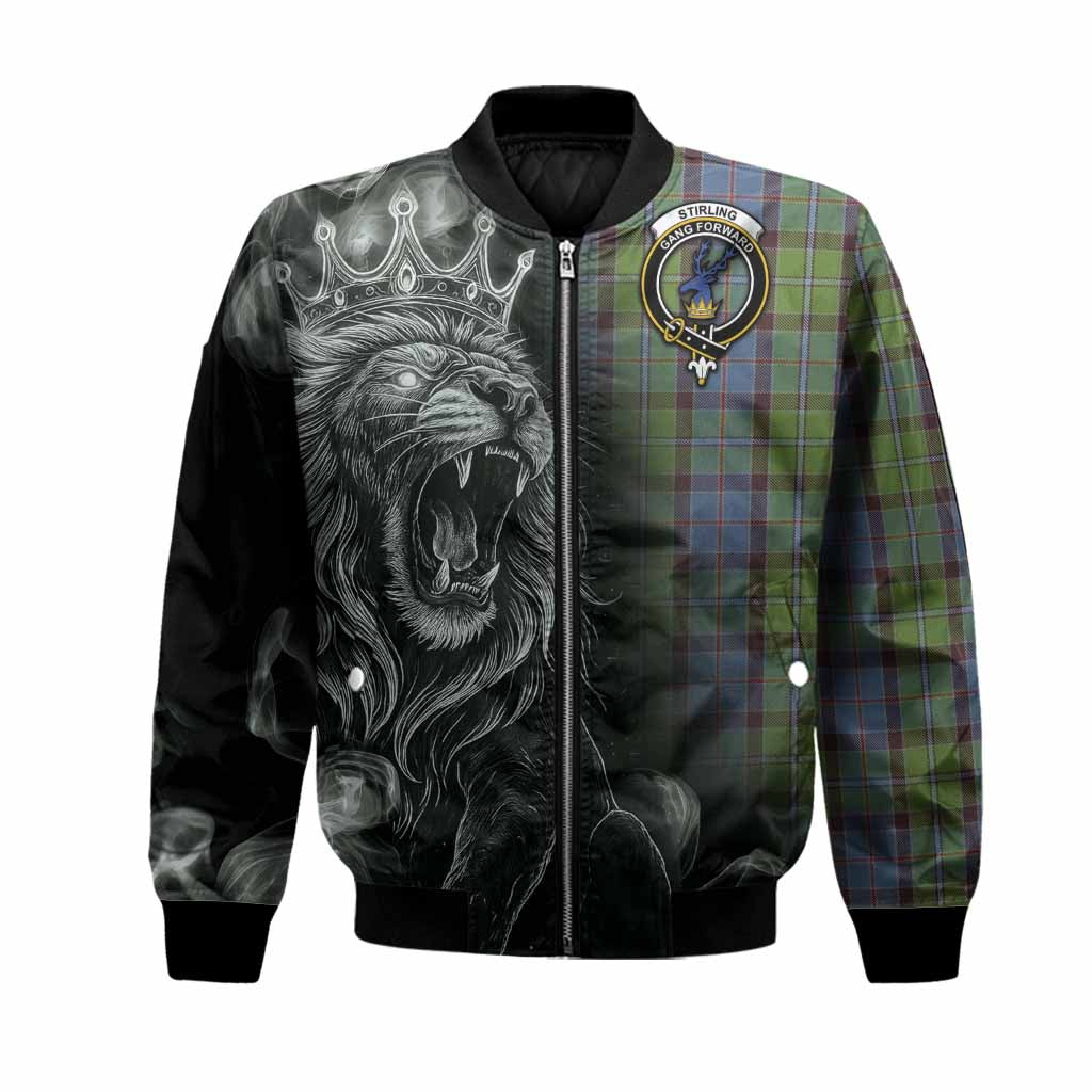 Stirling Tartan Bomber Jacket Roaring Lion Heritage