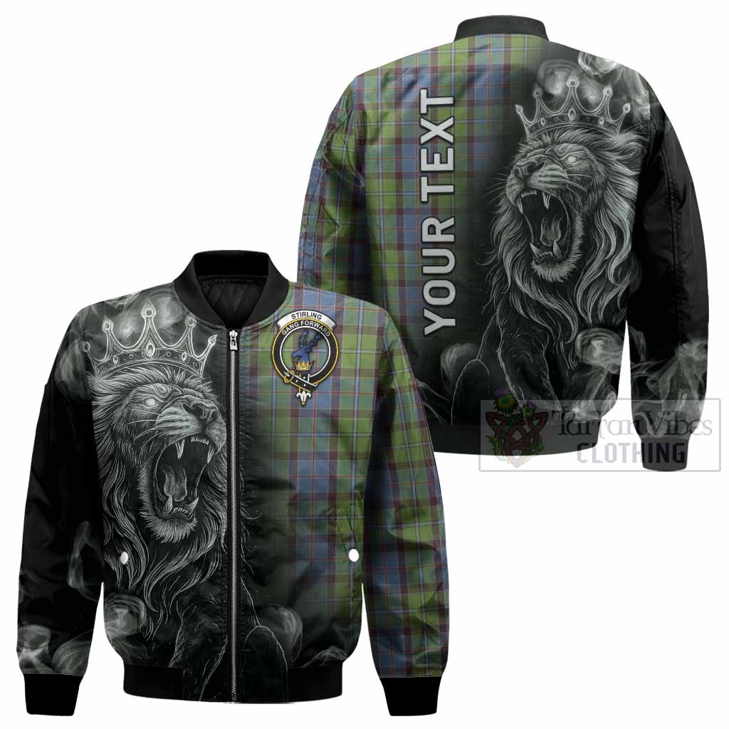 Stirling Tartan Bomber Jacket Roaring Lion Heritage