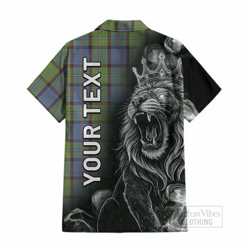 Stirling Tartan Cotton Hawaiian Shirt Roaring Lion Heritage