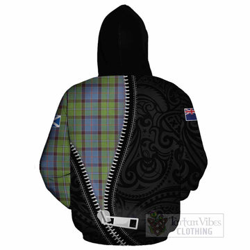 Stirling Tartan Cotton Hoodie New Zealand Pattern Unique Zipper Stylized