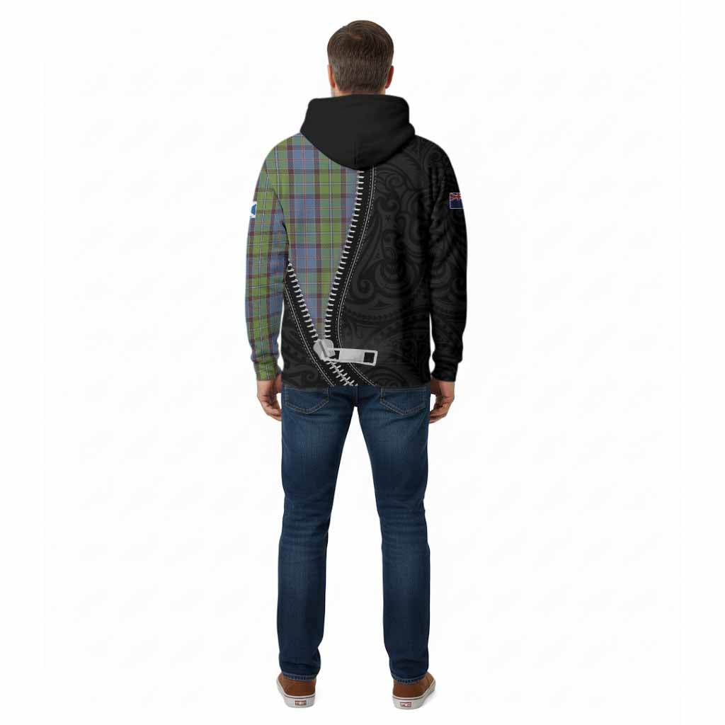 Stirling Tartan Cotton Hoodie New Zealand Pattern Unique Zipper Stylized