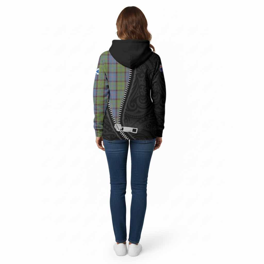 Stirling Tartan Cotton Hoodie New Zealand Pattern Unique Zipper Stylized