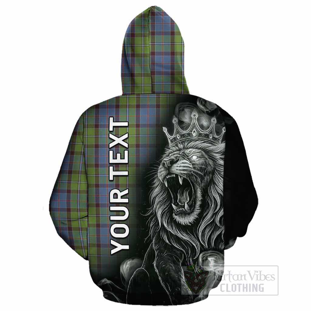 Stirling Tartan Cotton Hoodie Roaring Lion Heritage