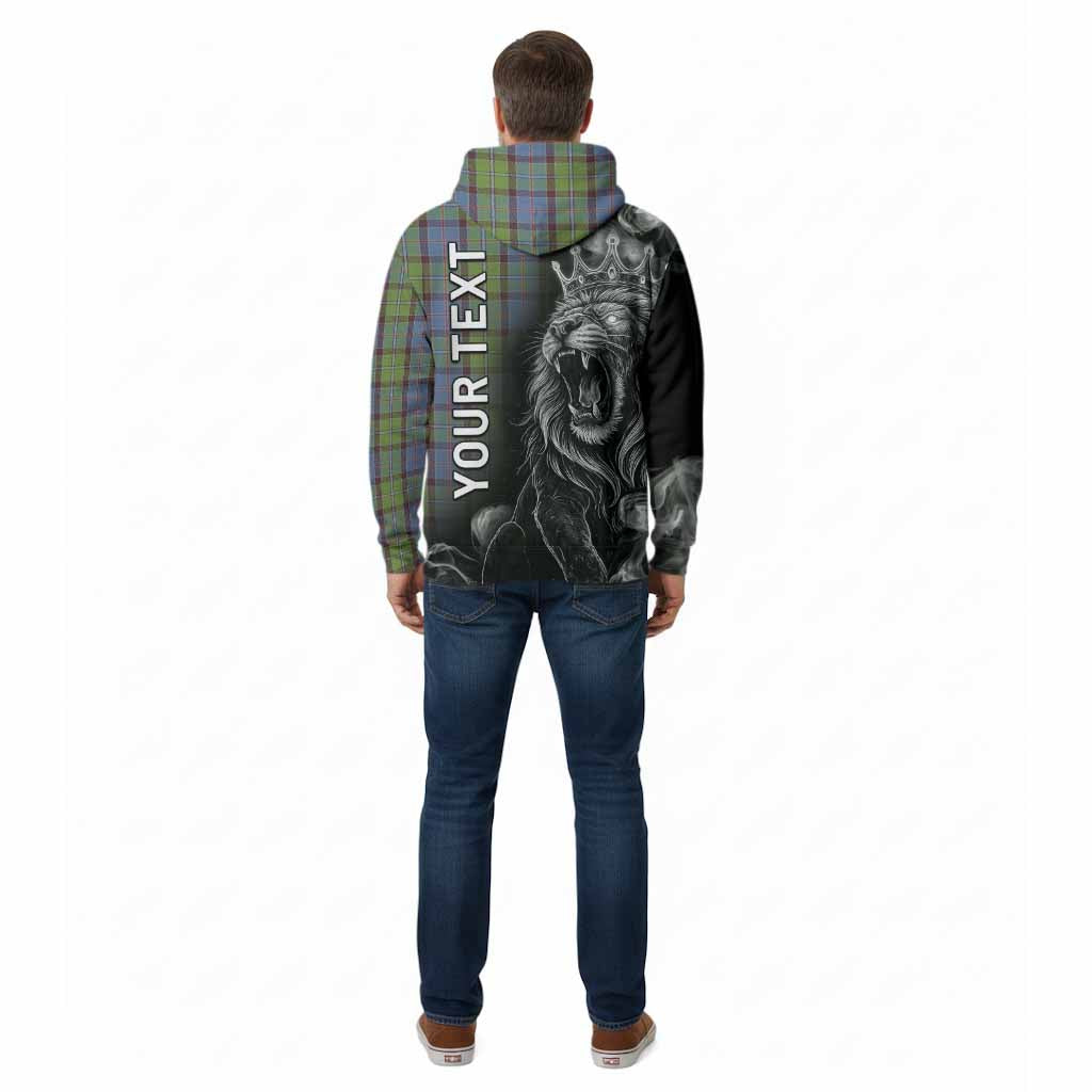 Stirling Tartan Cotton Hoodie Roaring Lion Heritage