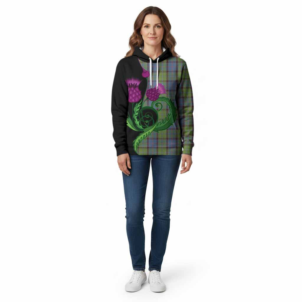 Stirling Tartan Cotton Hoodie Traditional Scottish Thistle