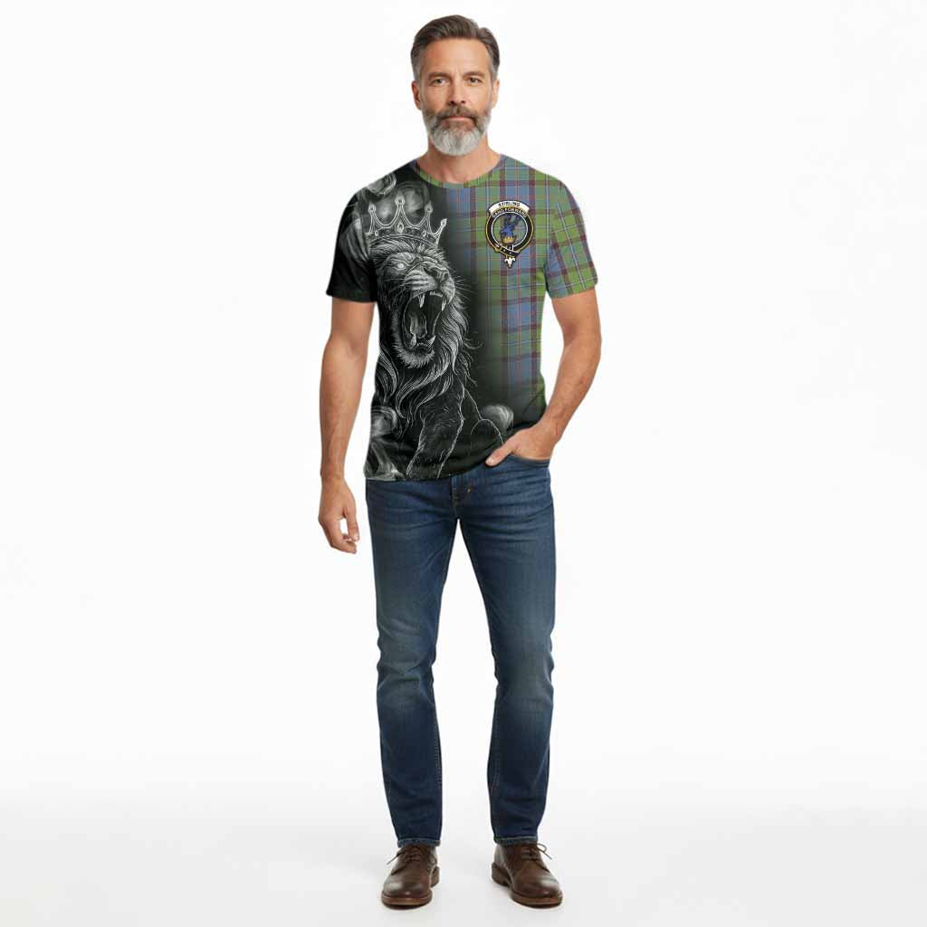 Stirling Tartan Cotton T-shirt Roaring Lion Heritage