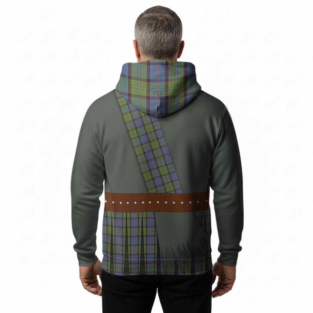 Stirling Tartan Crest Hoodie Kilt Costume Style