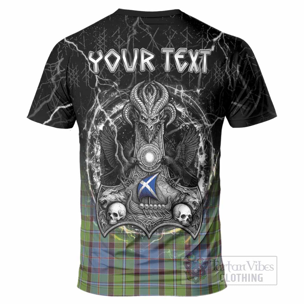 Stirling Tartan Crest T-Shirt Celtic Odin's Raven Legacy