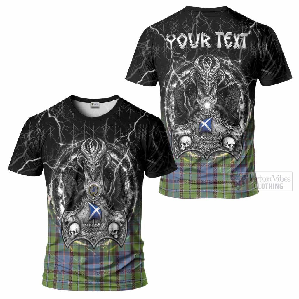 Stirling Tartan Crest T-Shirt Celtic Odin's Raven Legacy