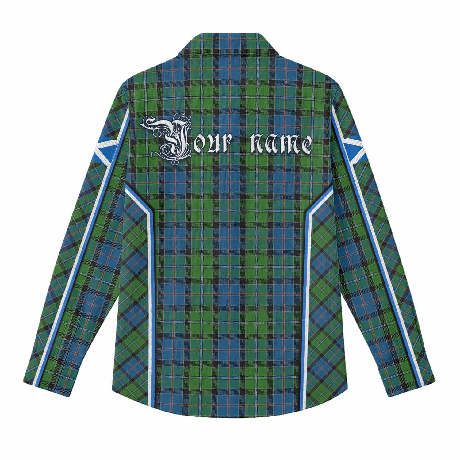 Stirling Tartan Crest Women Casual Shirt Scotland Coat of Arm Flag Style - Tartan Vibes Clothing