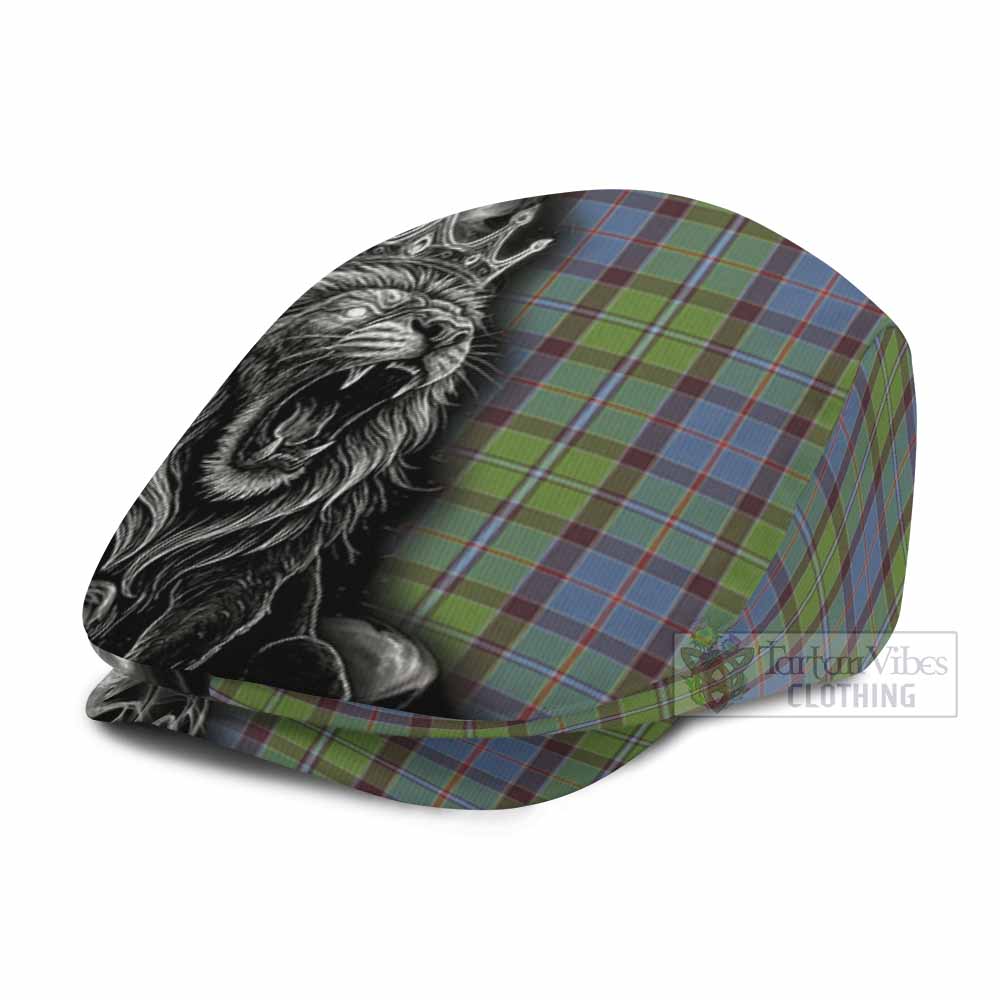 Stirling Tartan Flat Cap, Jeff Cap Roaring Lion Heritage