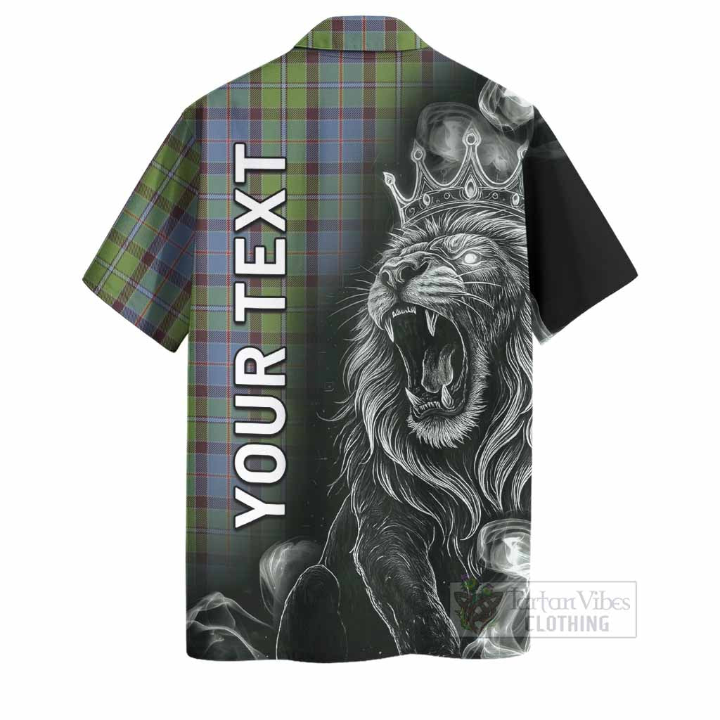 Stirling Tartan Hawaiian Shirt Roaring Lion Heritage