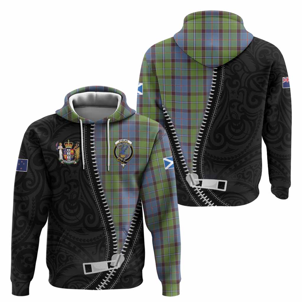 Stirling Tartan Hoodie New Zealand Pattern Unique Zipper Stylized