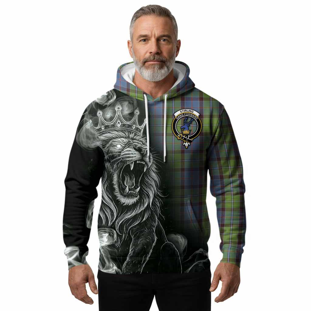 Stirling Tartan Hoodie Roaring Lion Heritage