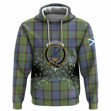 Stirling Tartan Hoodie Thistle Scottish Spirit