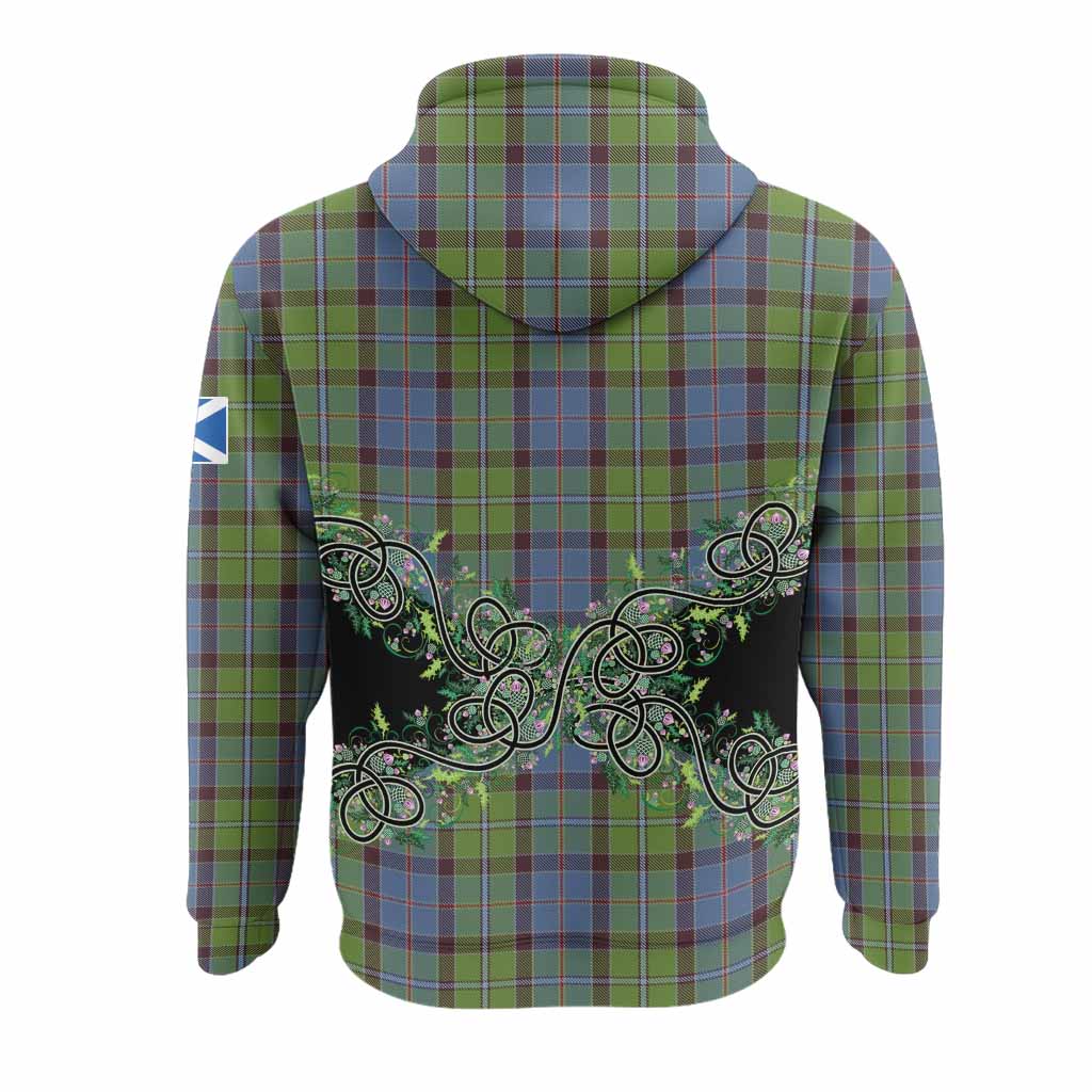 Stirling Tartan Hoodie Thistle Scottish Spirit