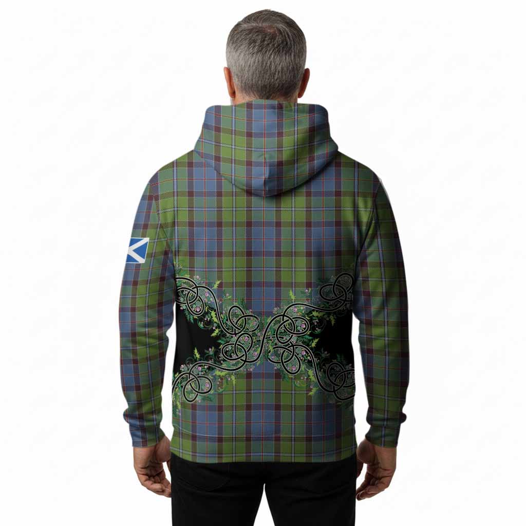 Stirling Tartan Hoodie Thistle Scottish Spirit