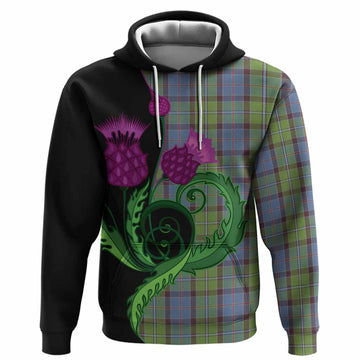 Stirling Tartan Hoodie Traditional Scottish Thistle