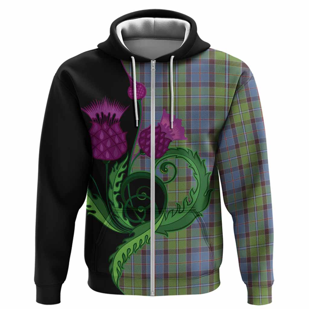 Stirling Tartan Hoodie Traditional Scottish Thistle