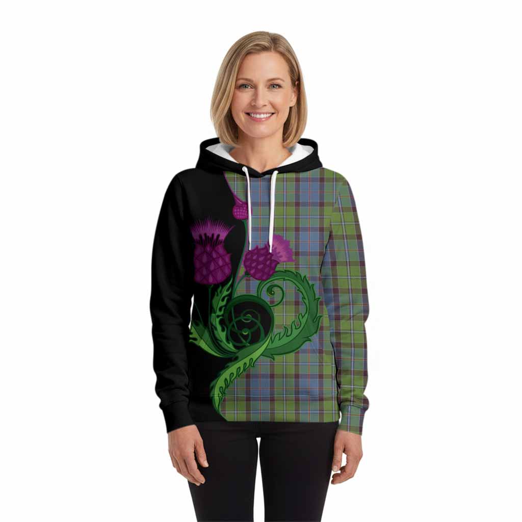 Stirling Tartan Hoodie Traditional Scottish Thistle