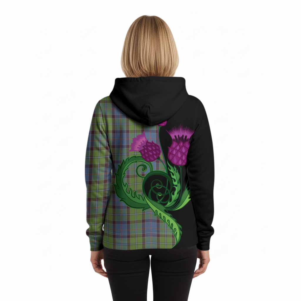 Stirling Tartan Hoodie Traditional Scottish Thistle