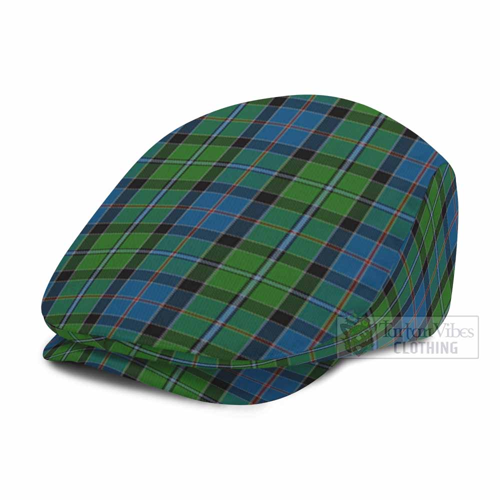 Stirling Tartan Jeff Cap, Tartan Flat Cap