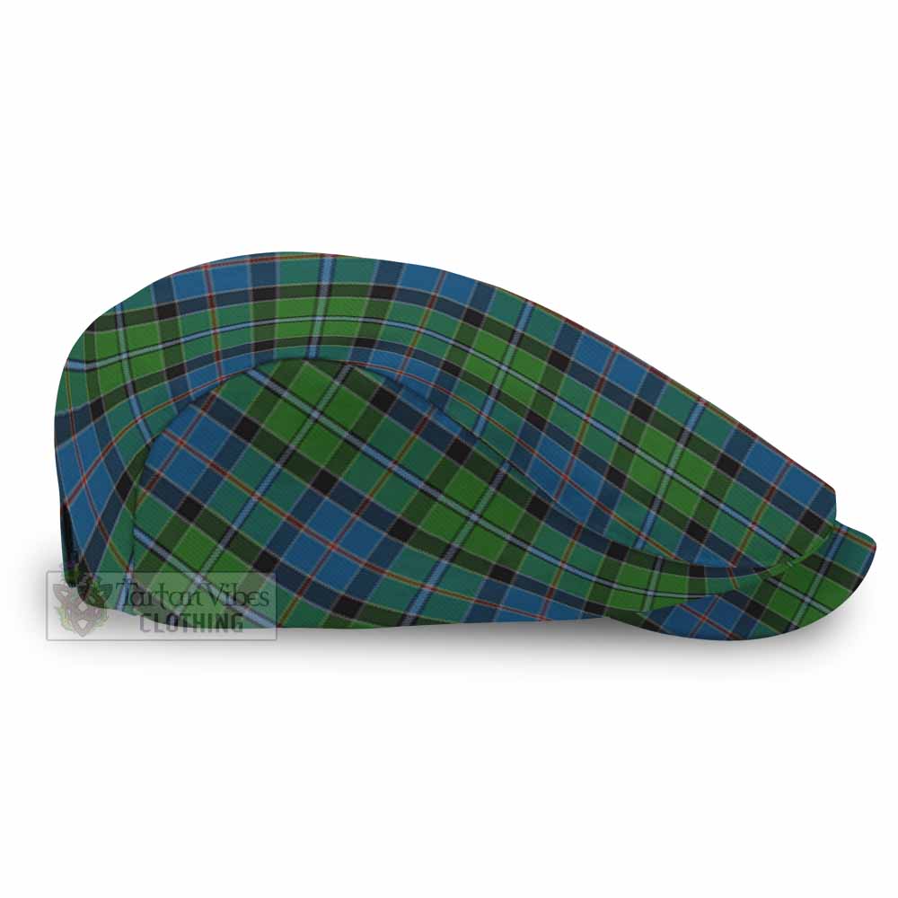 Stirling Tartan Jeff Cap, Tartan Flat Cap