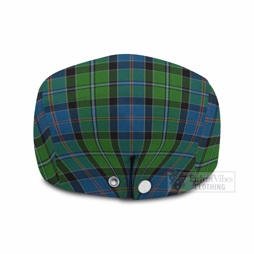 Stirling Tartan Jeff Cap, Tartan Flat Cap