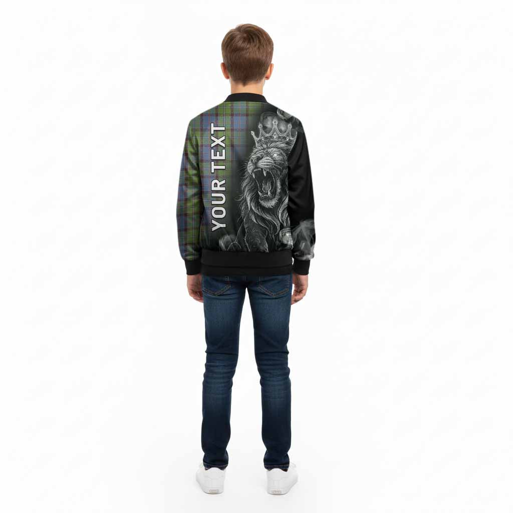 Stirling Tartan Kid Bomber Jacket Roaring Lion Heritage