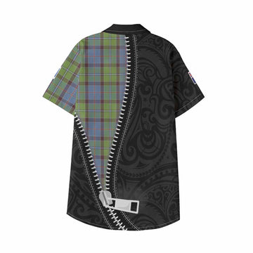 Stirling Tartan Kid Hawaiian Shirt New Zealand Pattern Unique Zipper Stylized