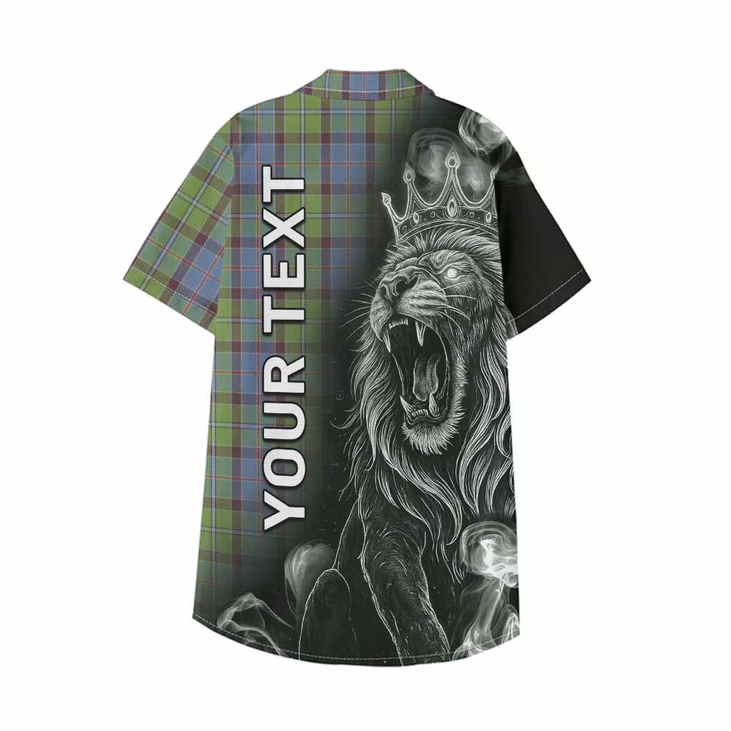 Stirling Tartan Kid Hawaiian Shirt Roaring Lion Heritage