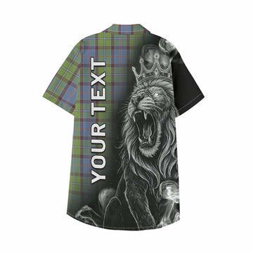 Stirling Tartan Kid Hawaiian Shirt Roaring Lion Heritage