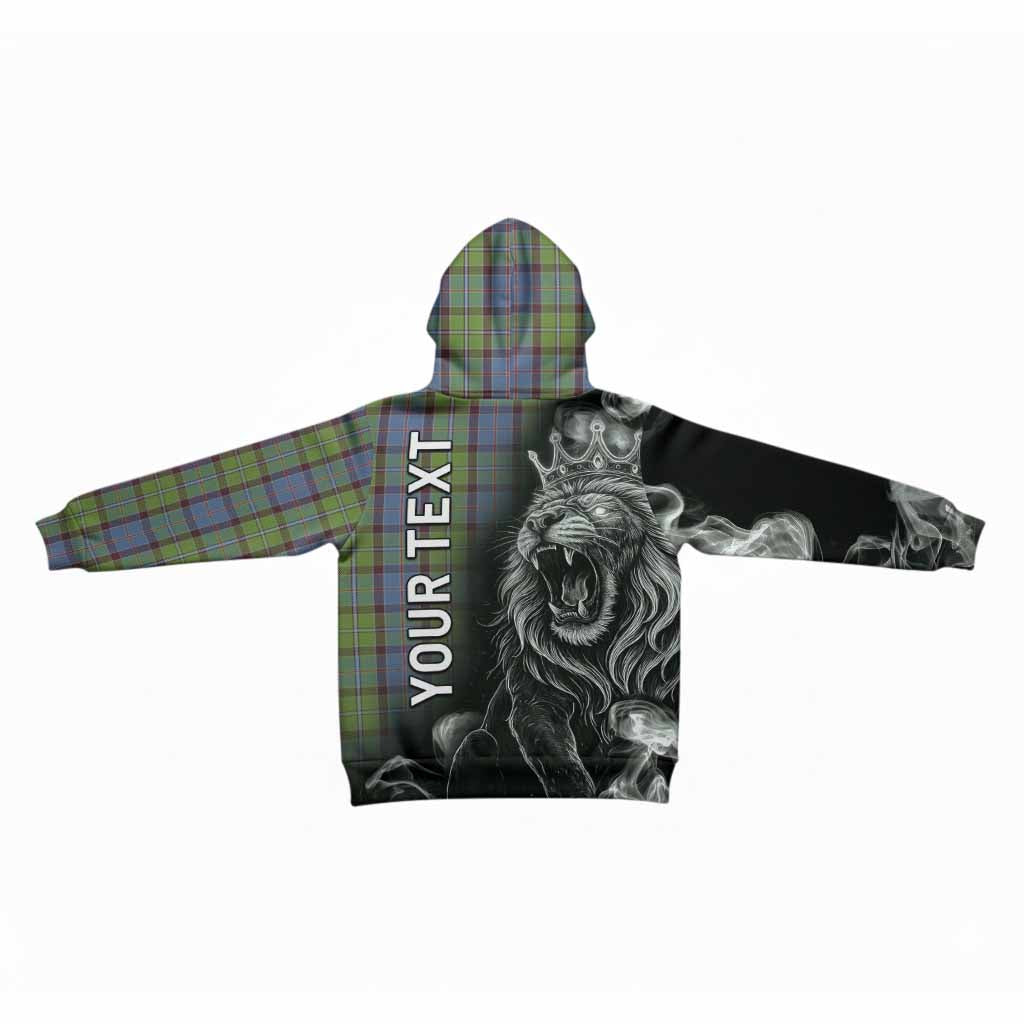 Stirling Tartan Kid Hoodie Roaring Lion Heritage