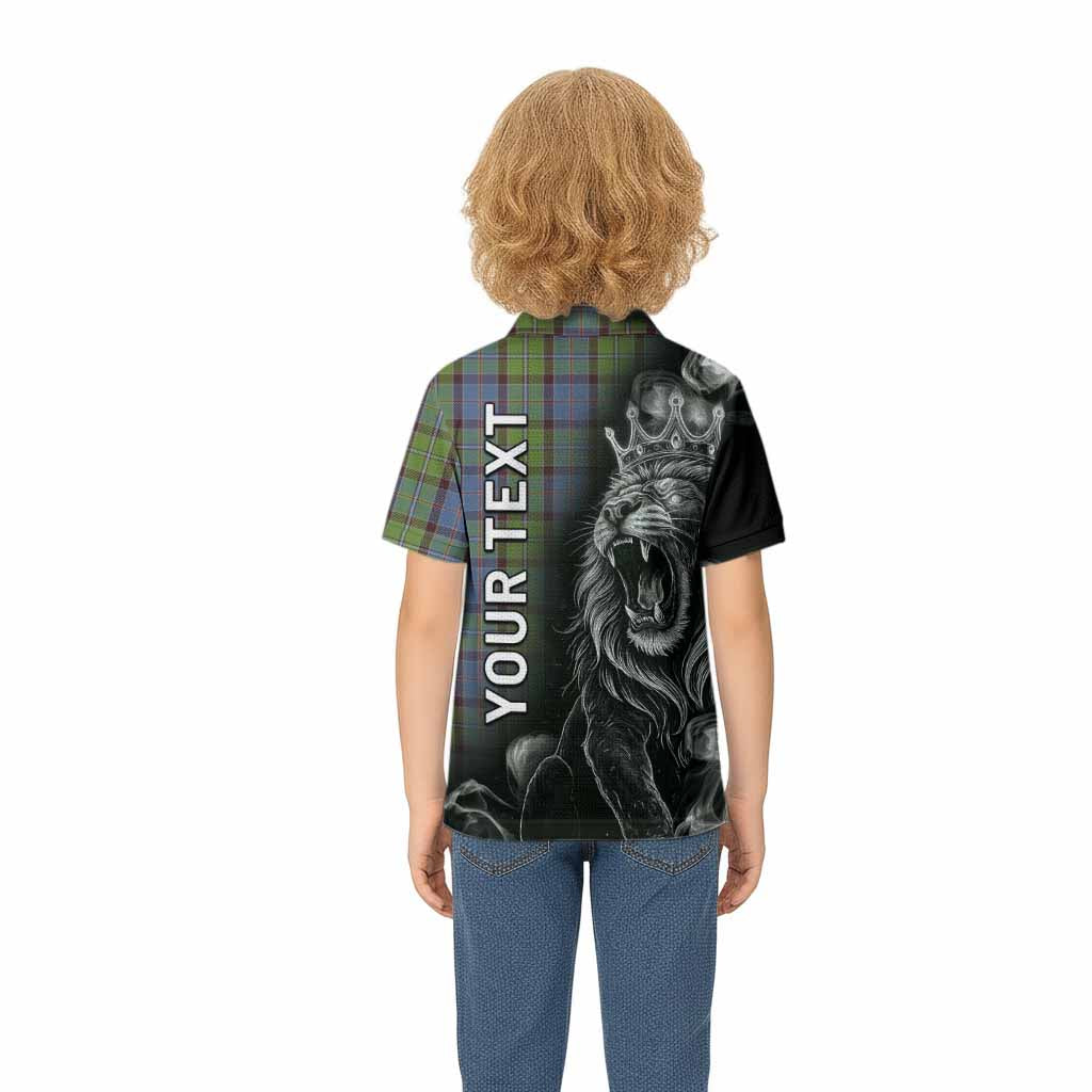 Stirling Tartan Kid Polo Shirt Roaring Lion Heritage