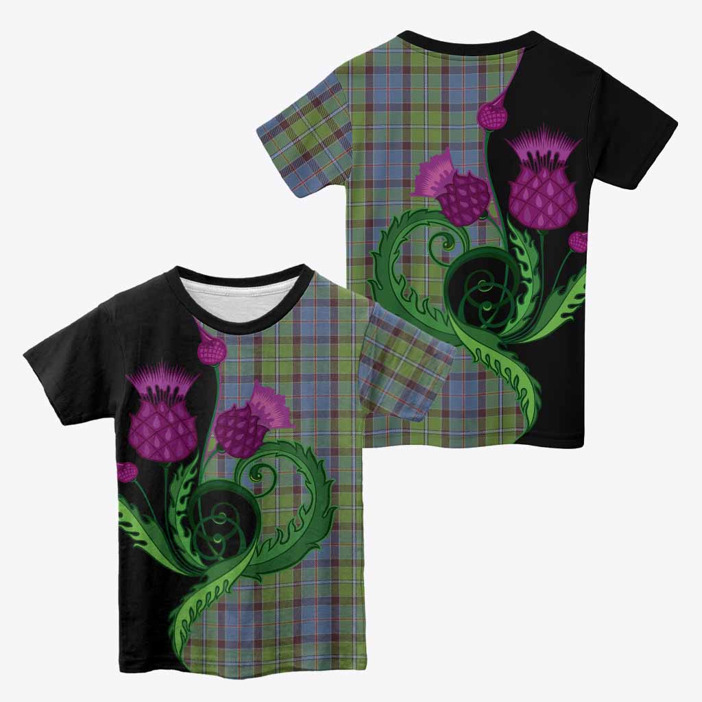 Stirling Tartan Kid T-shirt Traditional Scottish Thistle
