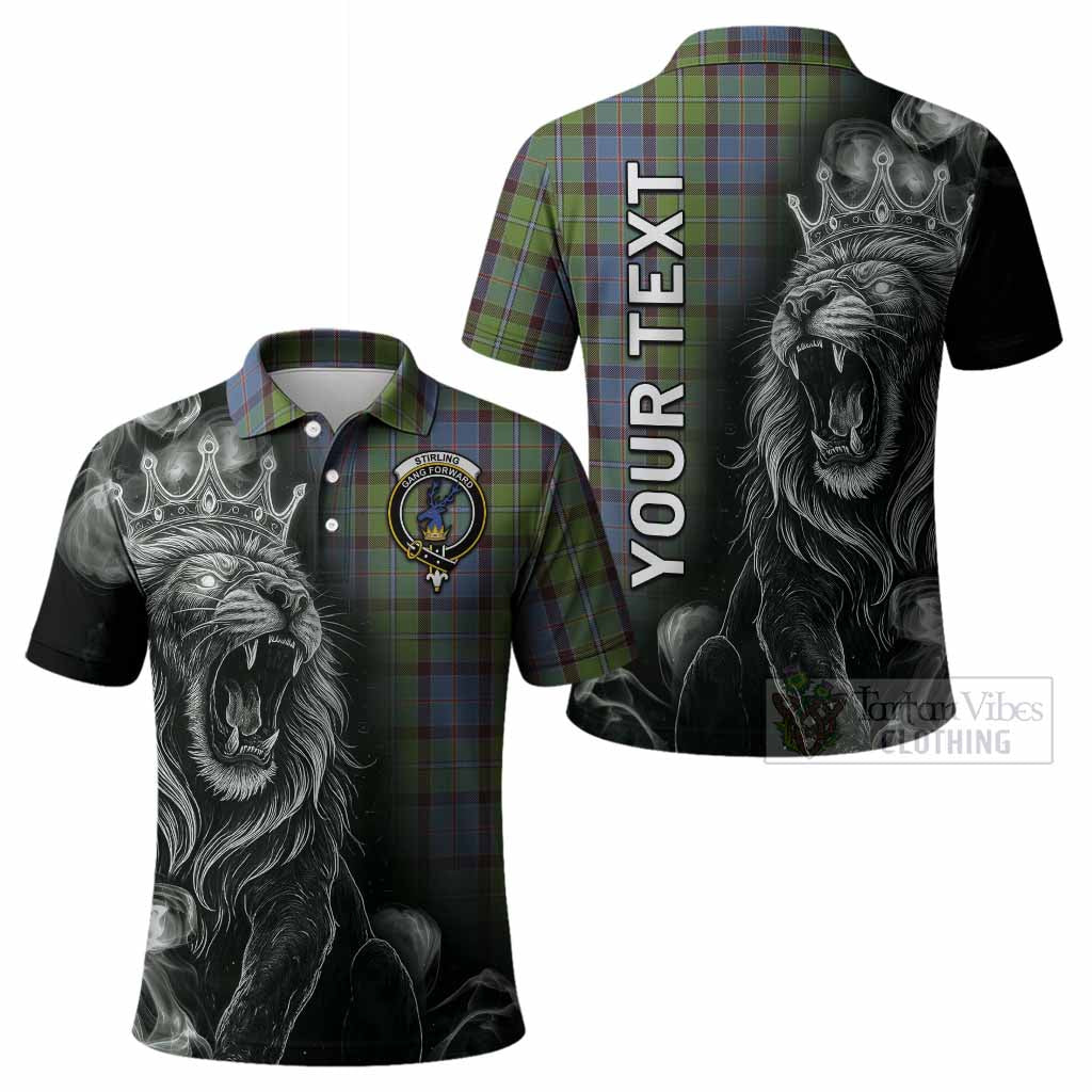 Stirling Tartan Polo Shirt Roaring Lion Heritage