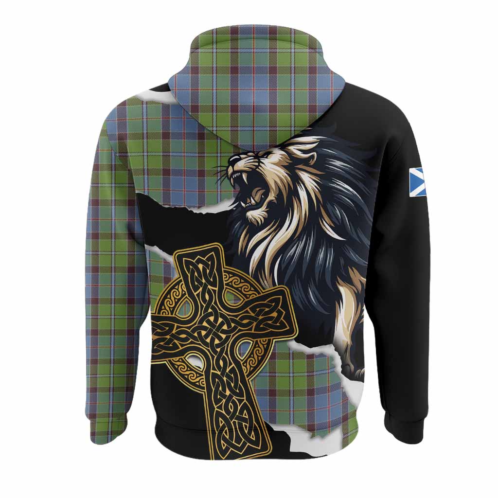 Stirling Tartan Scottish Hoodie Lion Celtic Heritage