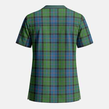 Stirling Tartan Scrub Top - Tartan Vibes Clothing