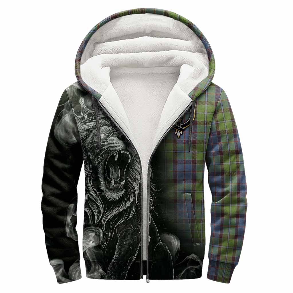 Stirling Tartan Sherpa Hoodie Roaring Lion Heritage