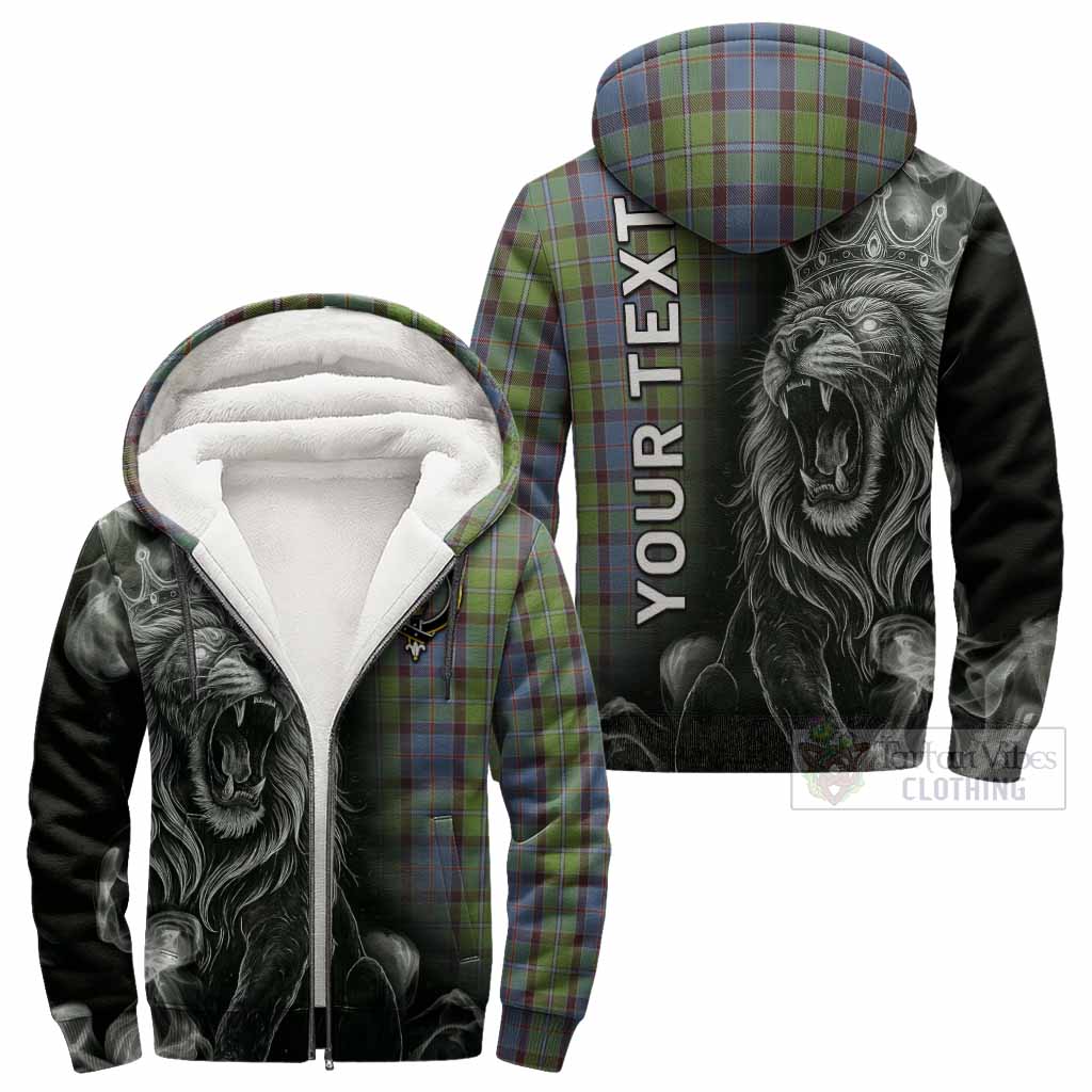 Stirling Tartan Sherpa Hoodie Roaring Lion Heritage