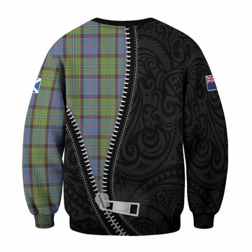 Stirling Tartan Sweatshirt New Zealand Pattern Unique Zipper Stylized
