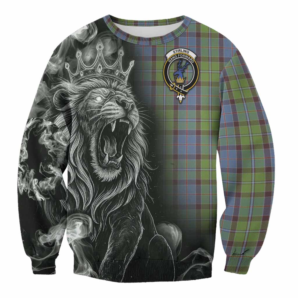 Stirling Tartan Sweatshirt Roaring Lion Heritage