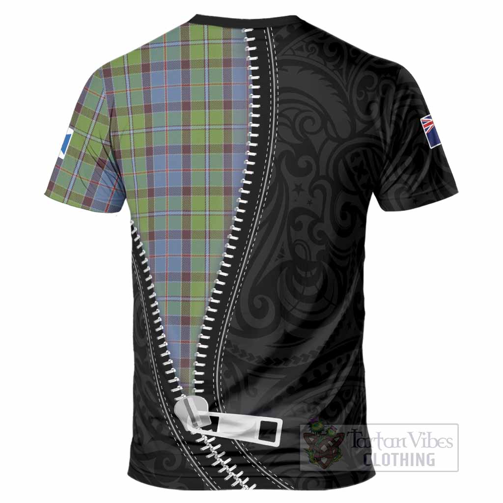 Stirling Tartan T-Shirt New Zealand Pattern Unique Zipper Stylized