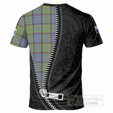 Stirling Tartan T-Shirt New Zealand Pattern Unique Zipper Stylized