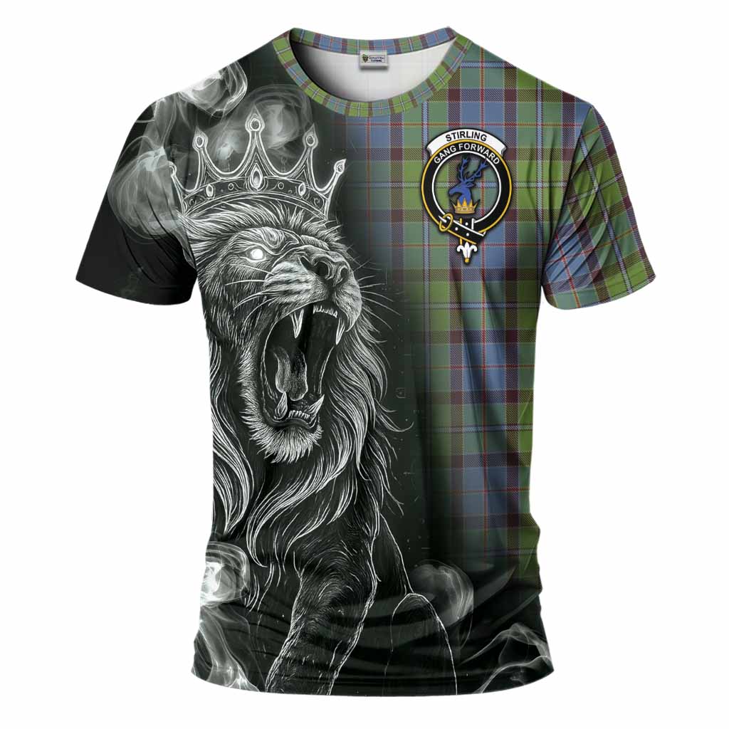 Stirling Tartan T-Shirt Roaring Lion Heritage