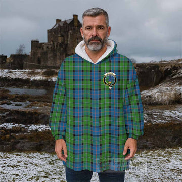 Stirling Tartan Wearable Blanket with Family Crest - Tartan Vibes Clothing