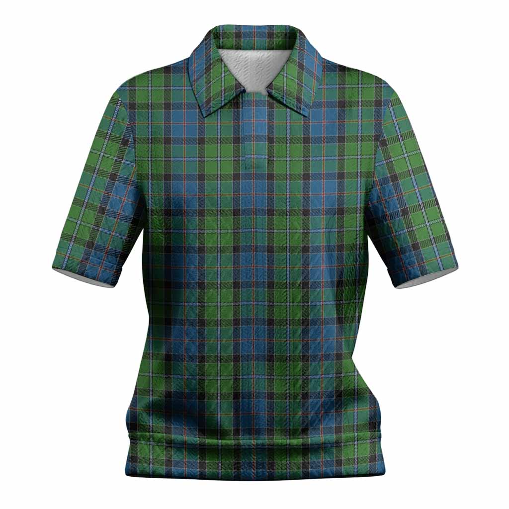 Stirling Tartan Women’s Polo Sweater Top