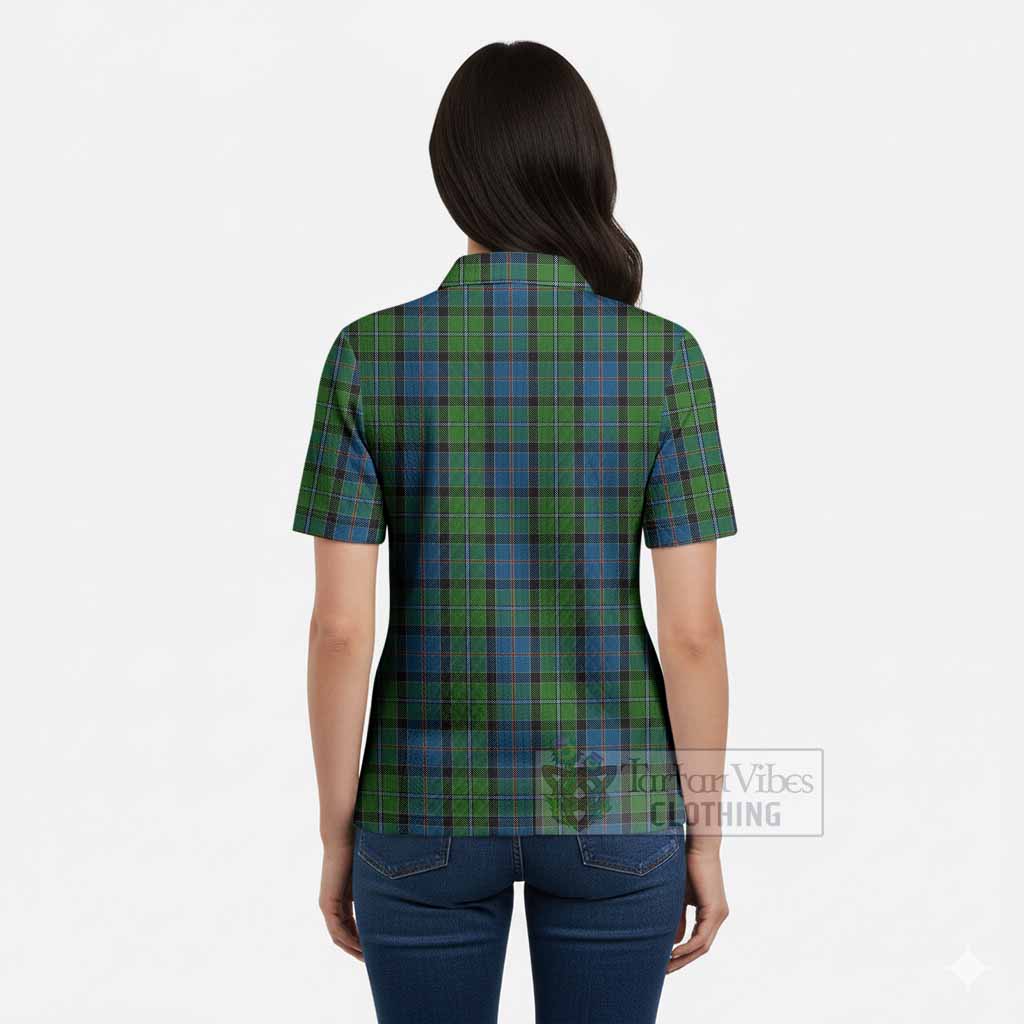 Stirling Tartan Women’s Polo Sweater Top