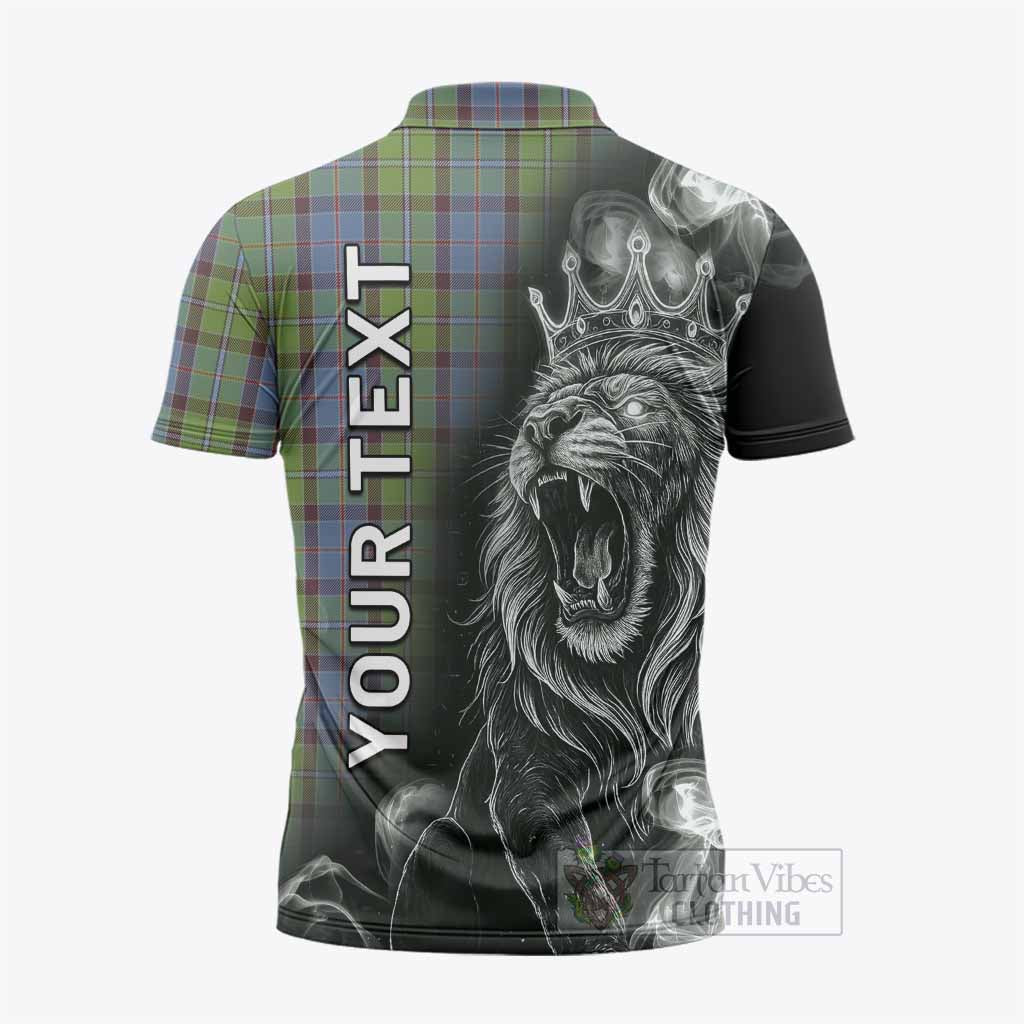 Stirling Tartan Zipper Polo Shirt Roaring Lion Heritage