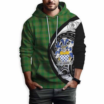 Tartan Vibes Clothing St.Leger Irish Clan Hoodie Celtic Circle Style